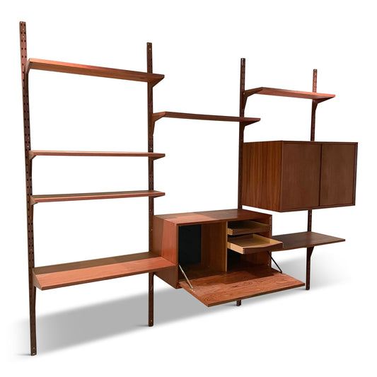 SOLD – Poul Cadovius Cado Royal Wall Unit in Teak