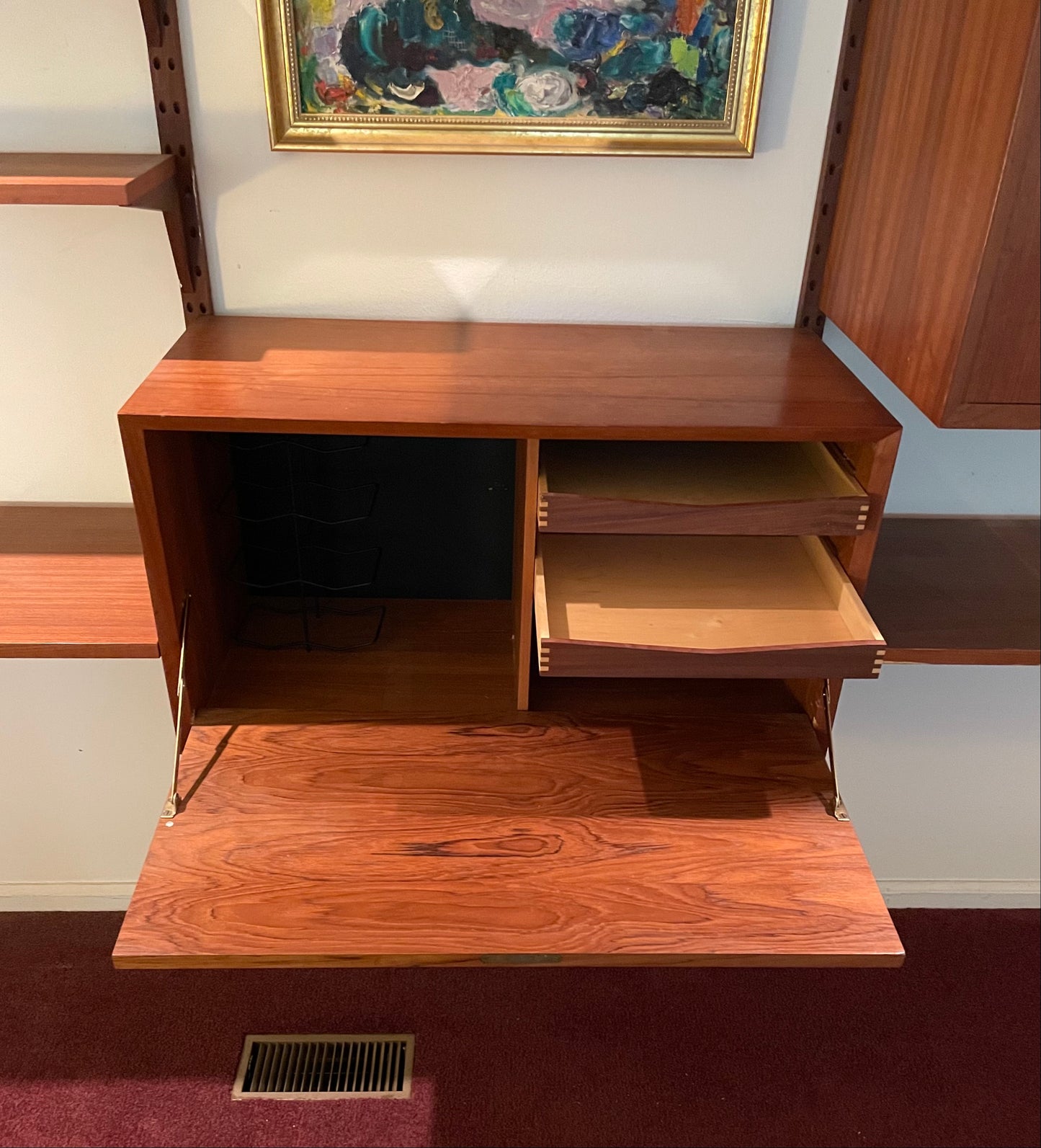 SOLD – Poul Cadovius Cado Royal Wall Unit in Teak
