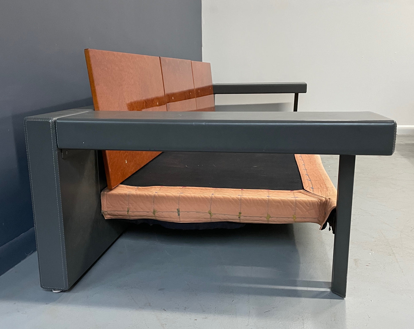SOLD – Giovanni Offredi for Saporiti Impressive Post Modern Sofa