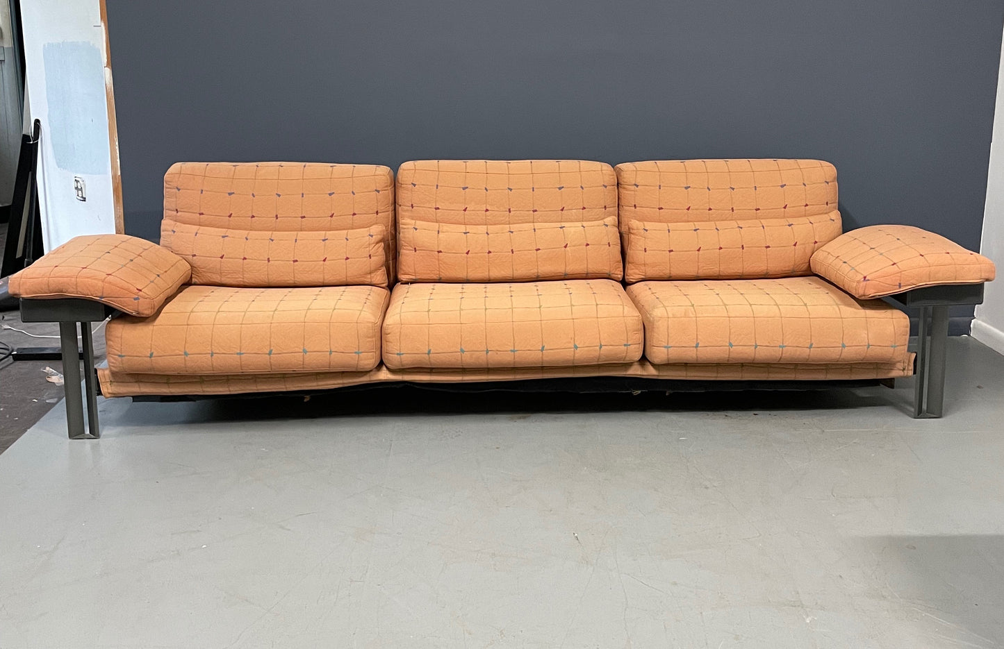 SOLD – Giovanni Offredi for Saporiti Impressive Post Modern Sofa