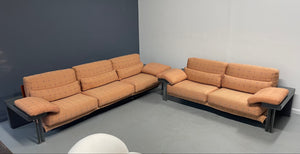 Giovanni Offredi for Saporiti Impressive Post Modern Sofa