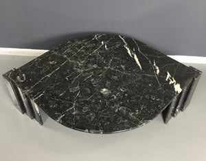 Marble Black and White Cocktail Table Made in Italy Midcentury