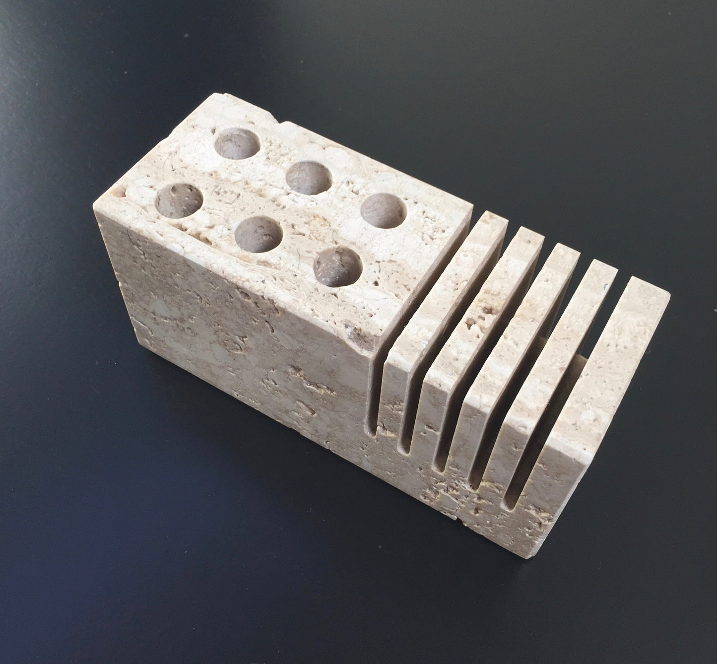 Fratelli Mannelli Travertine letter holder