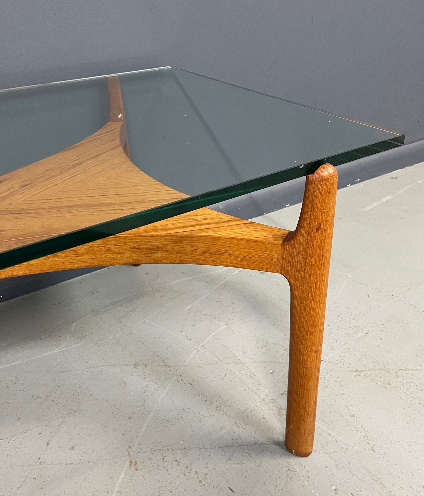 SOLD – Sculptural Teak Coffee Table by Sven Ellekaer for Christian Linneberg