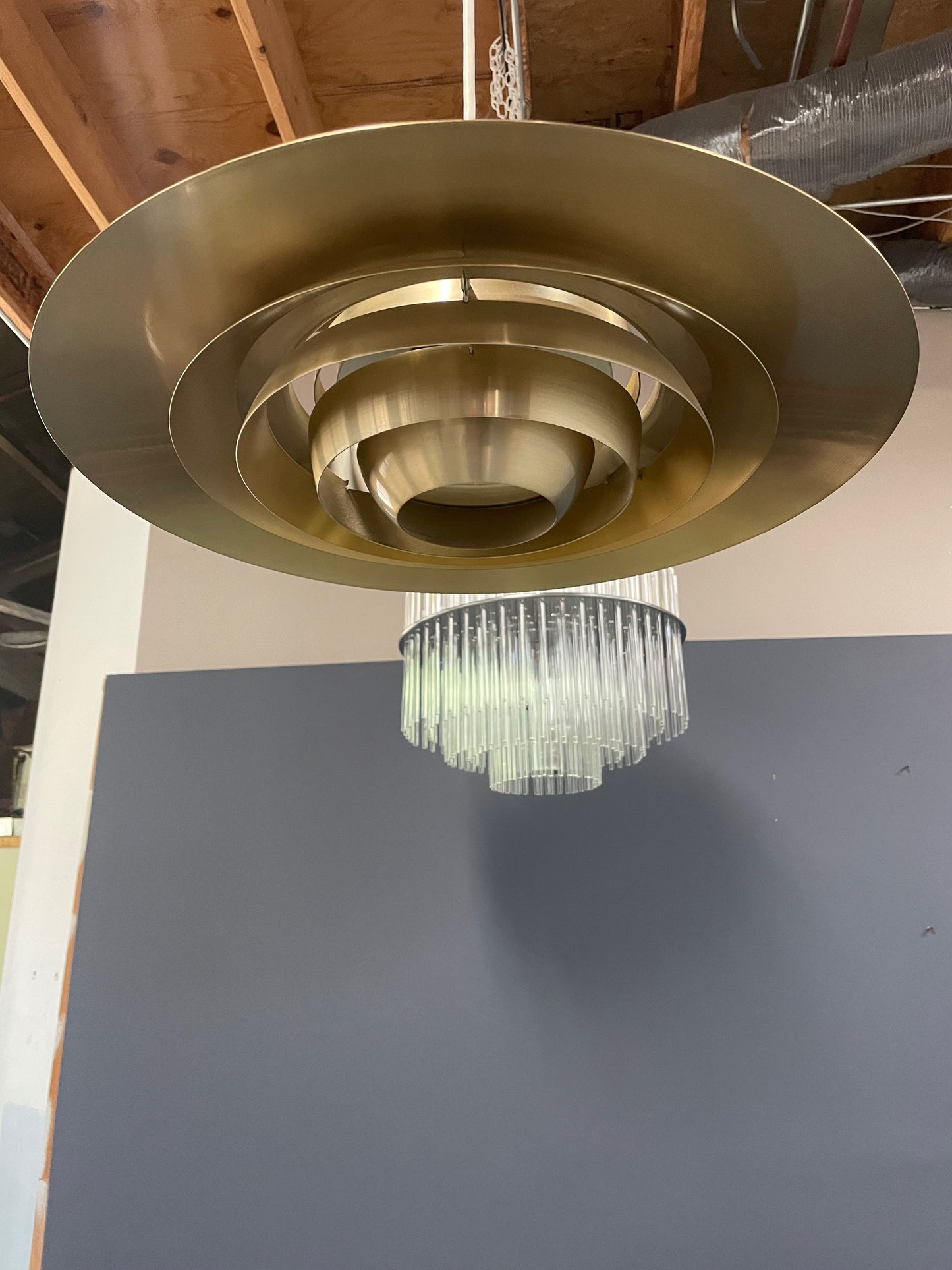 Pendant Lamp by Preben Fabricius & Jørgen Kastholm for Nordisk Solar Mid Century