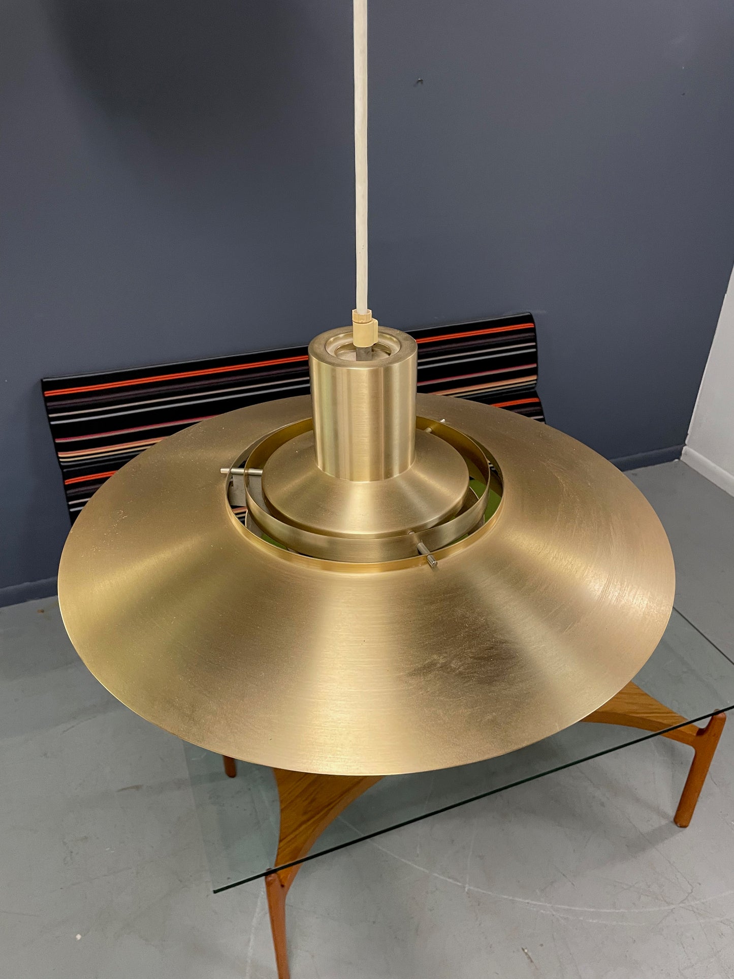 Pendant Lamp by Preben Fabricius & Jørgen Kastholm for Nordisk Solar Mid Century