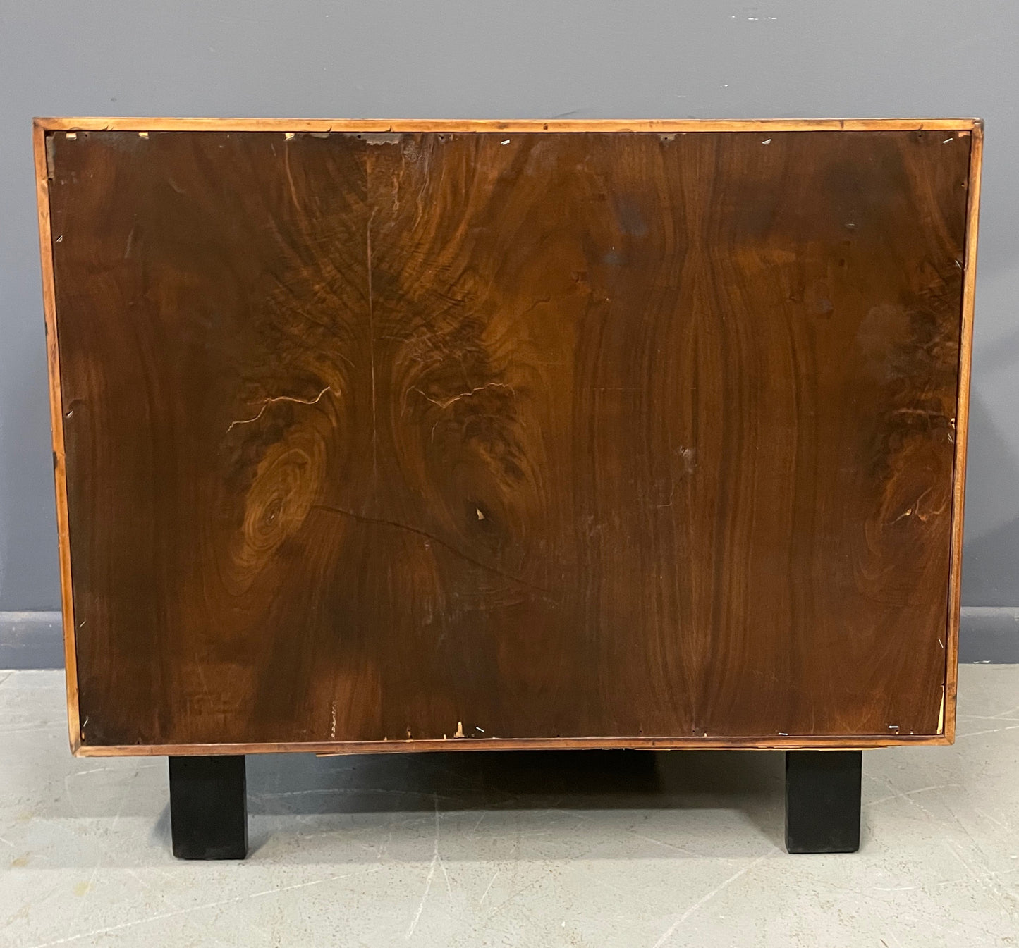 SOLD – George Nelson Early Walnut Two Door Cabinet for Herman Miller Mid Century