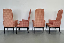 Load image into Gallery viewer, Set of Four High Back Armchair-Dining Chair by Erwin Lambeth for Tomlinson