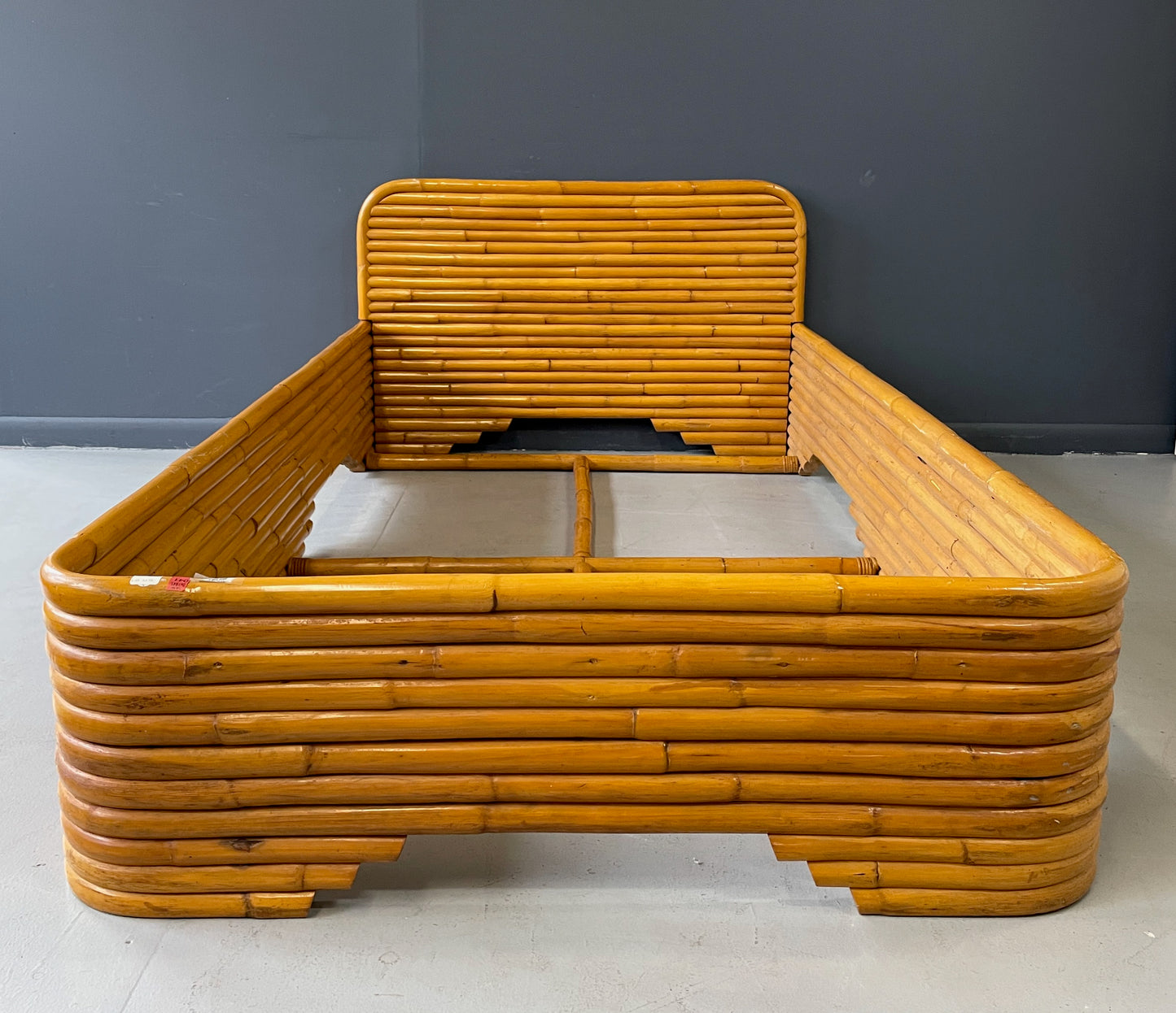 SOLD – Bamboo Twin Bed Frame from the New York Apartment of Barbara Streisand