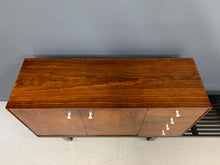 Load image into Gallery viewer, George Nelson Rosewood Thin Edge Cabinet on Original Slat Bench Mid-Century